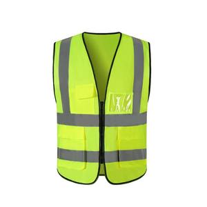 Adultes haute visibilité gilet de sécurité personnalisé haute visibilité hommes travailleur gilet multi-poches sans manches veste vêtements de travail réfléchissants - Product Image 2