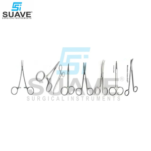 Venta al por mayor tarifa mejor producto de acero inoxidable nueva llegada juegos de instrumentos de vendaje quirúrgico por SUAVE instrumentos quirúrgicos - Product Image 4