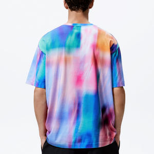 Camiseta de microfibra de gran tamaño personalizada con logotipo Vintage de lujo para hombre, de alta calidad Algodón 100%, algodón pesado, impresión de alta calidad - Product Image 2