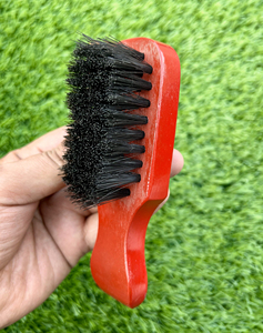 Hot Sale Customize Color Men's Bristle Beard Paddle Brush Wooden Handle <b>Styling</b> Natural Boar Bristle Brush Grease <b>Head</b> - Product Image 6