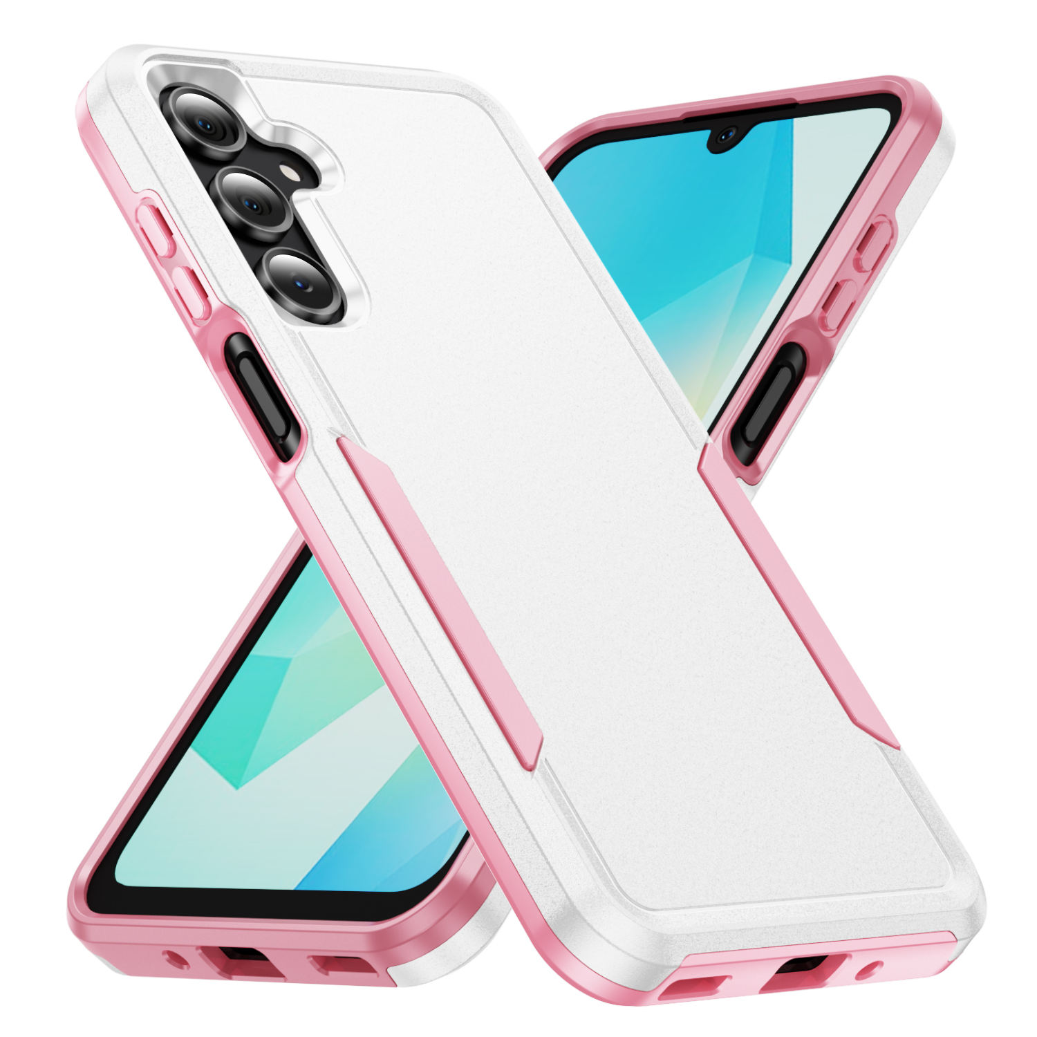 ขาว + ชมพู