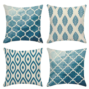 Modern Eco-Friendly Polyester/Cotton 45x45cm Customised <b>Cushion</b> <b>Covers</b> Ramadan Mubarak Design Zipper Closure for Home Hotel Use - Product Image 2