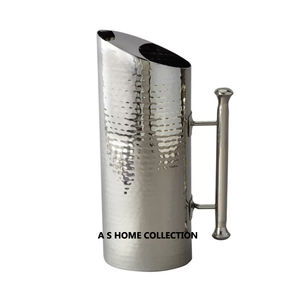 Jarra de agua decorativa con acabado antiguo de metal de diseño vintage de calidad de exportación a la venta - Product Image 4