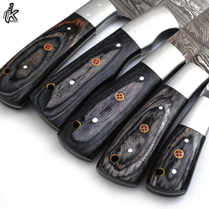 Chefs <b>Knife</b> <b>Set</b> High Carbon Damascus Steel Kitchen <b>Sharp</b> Kitchen <b>Knife</b> <b>Set</b> With Leather Roll - Product Image 3
