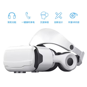 กล่องแว่นตาเสมือนจริง 3 มิติ พร้อมหูฟังสเตอริโอ HiFi ชุดหูฟัง <span class=keywords><strong>VR</strong></span> สำหรับดูหนัง 3 มิติ และเล่นเกม - Product Image 4