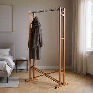 Foppapedretti Snake 90 Perchero 96x43x177cm Nogal 415406 - Product Image 3