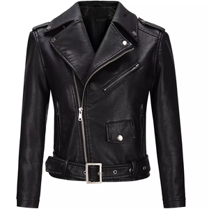 Chaqueta de cuero vintage con logotipo de diseño personalizado para mujer Chaqueta de moto de nuevo estilo transpirable y elegante - Product Image 5