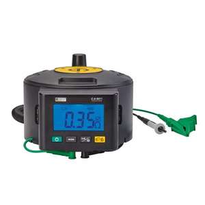 Chauvin Arnoux CA 6011 Testeur de continuité électronique pour mesurer les conducteurs de terre de protection et la résistance des liaisons de terre - Product Image 3