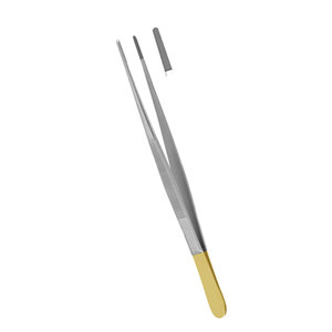 Fórceps de vendaje quirúrgico Manual de acero inoxidable japonés 410 hecho a mano profesional uso hospitalario certificado CE de alta calidad - Product Image 1