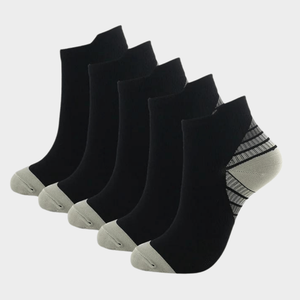 Chaussettes de cheville athlétiques confortables unisexes 100% coton avec logo coloré imprimé design chaussettes tricotées sportives quotidiennes antidérapantes jetables - Product Image 4