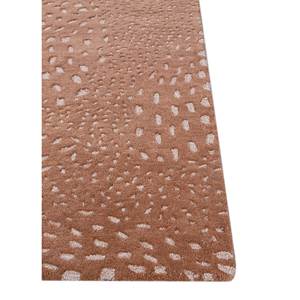 Alfombra Aurelia Roja y Naranja, Hecha a Mano con Lana y Viscosa, Diseño Abstracto para Sala de Estar o Dormitorio, Tra-15132 - Product Image 4