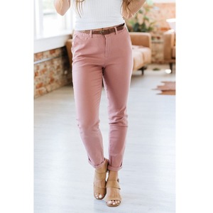 Pantalon Chino Décontracté Slim Fit de Haute Qualité pour Femmes Pantalon Design Personnalisé avec Front Plat Style Bureau Prix de Gros de BD - Product Image 5