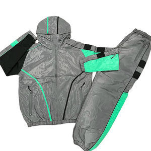Traje Deportivo Casual de Invierno para Pakistán, Cortavientos, con Cremallera, Manga Larga, Impermeable, Transpirable, Duradero, con Capucha y Pantalones, para Exteriores, 100% - Product Image 1