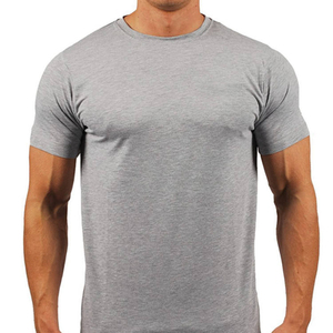 OEM Custom <b>Polyester</b> Spandex T-shirts Man Sports Training <b>Tshirt</b> Wholesale Gym Fitness Tee Blank T Shirt for Men - Product Image 2