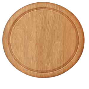 Planche à découper rectangulaire en bois d'acacia brun poli de 14 pouces, accessoires de cuisine naturels QAMAR OVERSEAS - Product Image 5