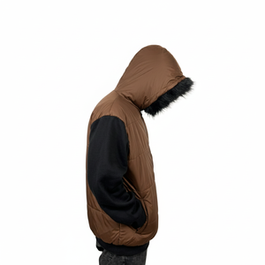OEM Custom Logo Thick <b>Padded</b> Down <b>Coat</b> Puffer Jacket Outdoor Warm Winter New Fashion Custom Logo Puffer Jacket for man - Product Image 3