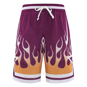 Pantalones Cortos Deportivos Profesionales Personalizados de Fábrica, Diseño de Logotipo Sublimado, Doble Malla Transpirable de Secado Rápido para Baloncesto DDP - Product Image 5