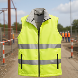 Chaleco de Alta Visibilidad Terrax Workwear EN 20471 Clase 1, Color Amarillo, Talla L, para Seguridad y Supervivencia - Product Image 3