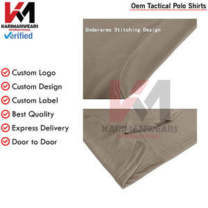 Polos tácticos de manga corta y larga para hombre, Polo de rendimiento al aire libre, de secado rápido tela transpirable, diseño ligero - Product Image 6