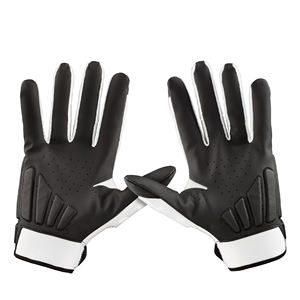 Gants de gardien de but de football en cuir blanc et orange avec maille respirante et adhérence antidérapante pour l'entraînement en extérieur - Product Image 5