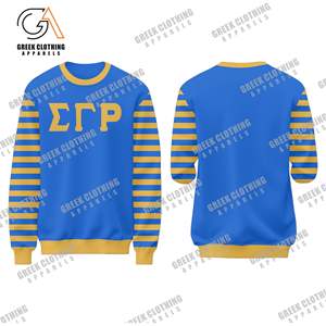 Haute qualité femmes Sigma Gamma Rho coton polaire sweat brodé grec vêtements pull personnalisé sororité sweat - Product Image 4