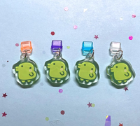 Bouchon anti-poussière USB en acrylique personnalisé, type-c, pour smartphone, anti-poussière, charme mignon pour la protection contre la poussière