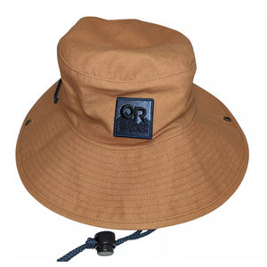 Sombrero de pescador para niños al por mayor sombrero de pescador de algodón con logotipo bordado personalizado a la moda para niños al por mayor - Product Image 3