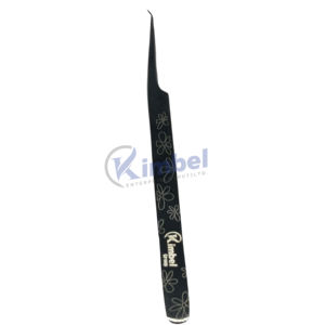 แหนบต่อขนตาเพิ่มวอลลุ่มสำหรับบูตมืออาชีพทำจากสเตนเลสสีดำพร้อมปลายไฟเบอร์ - Product Image 3