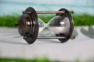 Calvin Handicrafts "náutico antiguo latón diseñador arena temporizador reloj de arena y madera antiguo arena Mesa reloj cocina temporizador regalo - Product Image 4