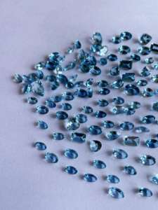 พลอยสีฟ้าอความารีนธรรมชาติคุณภาพ AAA สวยงามชัดเจนสูงตัดอย่างเชี่ยวชาญสำหรับการทำเครื่องประดับได้รับการรับรอง IGI แบบหลวม - Product Image 2