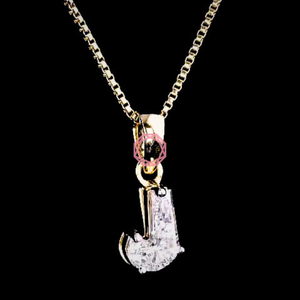 <span class=keywords><strong>10K</strong></span> Vàng Đồ Trang Sức Mỹ Mặt Dây Charms 6Mm Bảng Chữ Cái Chữ Z Hpht/Cvd Phòng Thí Nghiệm Grown Kim Cương Def VVS-VS IGI/Gia Giấy Chứng Nhận Quà Tặng - Product Image 1