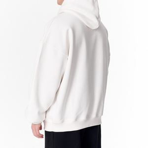 Sudaderas con Capucha Extra Grandes de Felpa Gruesa de Alta Calidad con Logotipo Personalizado, 100% Algodón, Tinte Liso, 400g, Hombros Caídos, para Hombre, Invierno - Product Image 5