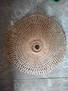 โคมไฟเพดานหวายทำจากไม้ไผ่ที่ยั่งยืนเป็นมิตรกับสิ่งแวดล้อมโคมไฟแขวนเพดานทำมือสำหรับบ้านแบบชนบทโรงแรมรีสอร์ทคาเฟ่และห้องรับประทานอาหาร - Product Image 5