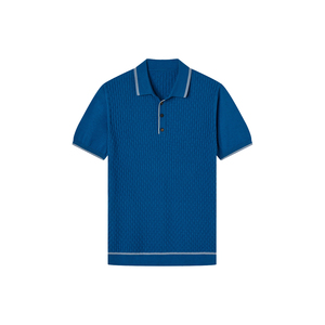 Uniforme de travail en coton respirant pour hommes T-shirt de golf vierge imprimé personnalisé logo brodé Polo à manches courtes pour le sport et les affaires - Product Image 1
