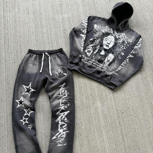 Diseño personalizado chándal ligero con capucha para hombres pantalones de chándal conjuntos de Jogger para correr y trotar ropa deportiva sudadera ropa - Product Image 2