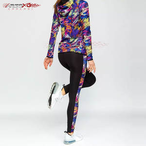 ชุดวอร์มสไตล์สปอร์ตสำหรับผู้หญิงสำหรับใส่สบายแขนยาวสำหรับผู้หญิง - Product Image 2