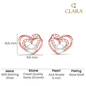 Boucles d'oreilles fines en argent avec perle d'eau douce Adah - Product Image 5