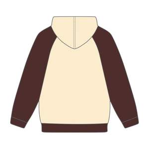 Concienciación sobre el autismo Chenille bordado Neutral mangas raglán pulóver Sudadera con capucha Unisex algodón polar sudadera autismo diseño - Product Image 3
