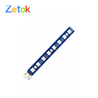 Module de bande LED RVB programmable Zetok, module d'affichage LED, composant électronique pour kit de démarrage STEM