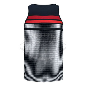 Men's High Quality Breathable Knitted Running <b>Top</b> with <b>Reflective</b> Design Comfortable Sport Tank <b>Top</b> for Outdoor Use - Product Image 2