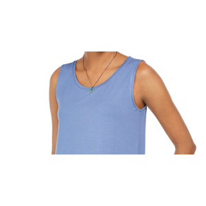 Top Corto Casual da Donna Style Co, Traspirante, Senza Cuciture, in Maglia, con Decorazioni in Pizzo, Taglia Unica, Blu, Taglia M - Product Image 2