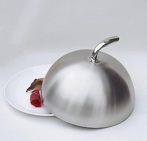 Cúpula de cubierta de pastel de acero de diseño único, tamaño y forma personalizados, cúpula para servir postres, precio al por mayor - Product Image 1