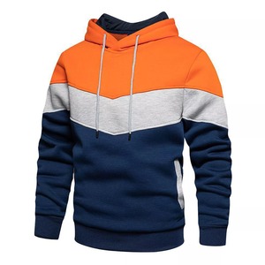 Đại học Varsity hoodie quá khổ Áo Thun thư vá trùm đầu áo Retro khuôn viên mặc thêu thiết kế thời trang dạo phố giản dị - Product Image 1