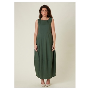 Italiano a medida CURVY Primavera Verano algodón Mujer vestido Maxi vestido sin mangas diferentes colores disponibles - Product Image 2