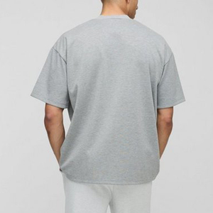 เสื้อยืด280gsm โอเวอร์ไซส์สำหรับผู้ชายเสื้อยืดผ้าฝ้ายพิมพ์ลาย DTG เสื้อยืดคอกลมสำหรับผู้ชายโลโก้ออกแบบได้ตามต้องการ - Product Image 3