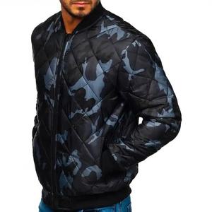 Chaqueta de bombardero de lona de estilo de moda personalizada para hombre, cálida, impermeable, cortavientos, con capucha, soporte, ropa de calle de invierno, chaquetas de lluvia - Product Image 5