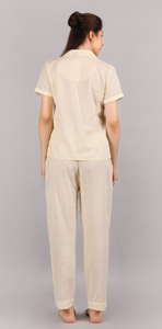 High Quality <b>women</b> cotton Cotton Pyjama Set Customization Loungewear Pyjama Set <b>Women</b> Long <b>Pajamas</b> Set - Product Image 4