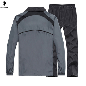 ชุดวอร์มเล่นฟุตบอลของผู้ชายชุดออกกำลังกายแบบลำลองเอวยางยืดแบบแบนพิมพ์ลายซับลิเมชันด้านหน้า - Product Image 2