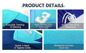 ชุดเสื้อฟุตบอลแขนสั้นสำหรับผู้ชายและเด็กชุดฝึกอัตโนมัติมีโลโก้ชื่อและหมายเลข - Product Image 6