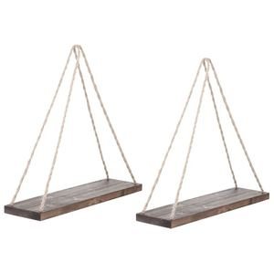 New Hanging Solid Wood Floating Wall <b>Shelves</b> Wall Mounted Storage <b>Shelf</b> for Home Hotels Living Room Kitchen Decor Made in India - Product Image 1